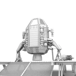 Capsule landing pod 3D model