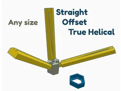 Customizable OpenSCAD Fletching jig
