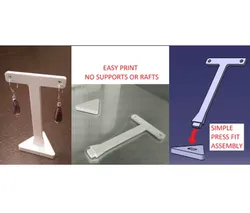 Earring Jewelry Display Stand - Single Pair