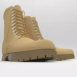 Hiking boots 3D model