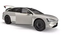 Huawei Stelato S9 2025 White Gold Rigged for Cinema 4D 3D model