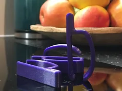 Kitchen towel hook for oven handle