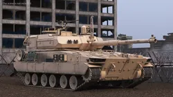 M10 Booker Tracked Vehicle with Dirty Hull Rigged 3D model
