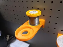 Pegboard solder alloy 55mm spool holder (25mm pitch, 5mm holes)