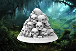 pile of skulls
