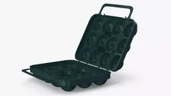 Plastic Eggs Protective Container 3D model