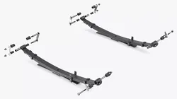 Rear Leaf Spring Set Exploded View 3D model