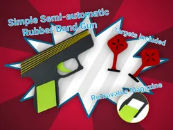 Simple Semi-automatic Rubber Band Gun