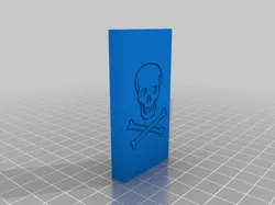 Skull and Crossbones Light Switch cover