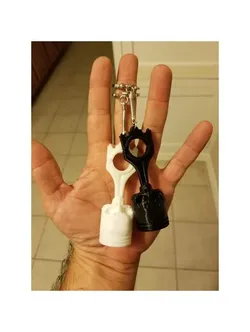 Skull Piston (with keychain loop)
