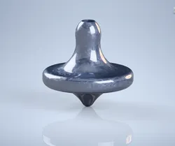 Spinning top with nuts