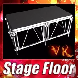 Stage Floor Platform 3D model