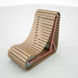 Tank Chair 3D model