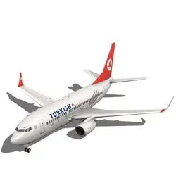 Turkish Airlines Boeing 737-700w 3D model