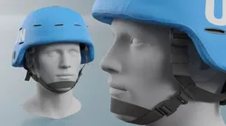 UN Military Helmet Soft Cover 3D model