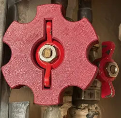 Valve butterfly handle amplifier