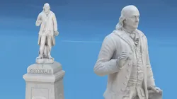 Washington Statue of Benjamin Franklin 3D model