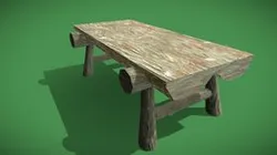 Wood Carved Table
