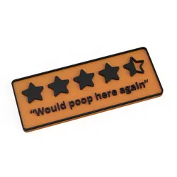 Would Poop Here Again