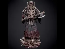 Zaha Sanko Dai Dark 3D Printable Fan Art Statue 3D print model