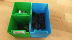 2x2 Schrauben Boxen für Werkbank Küpper Werkbank Schrauben Ordnungssystem Aufbewahrung Sortierung