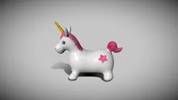 3D Scanned Unicorn