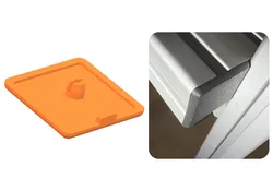Aluminium profile cover 40x40