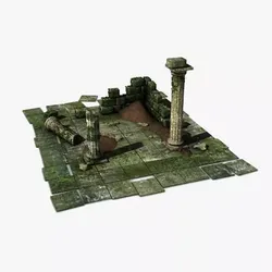 Ancient ruins 3D model