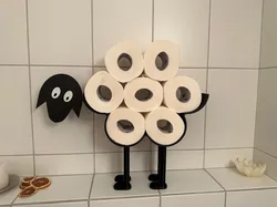 Black Sheep - Toilet Paper Holder - no supports