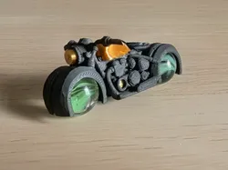 Bobber Style Marble Motorcycle - Free 3D Print Model