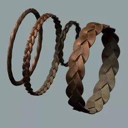 Bracelets three braided 3D model