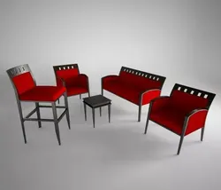 chairs and more chairs set 3D model