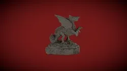 Clay Welsh Dragon