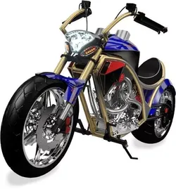 Concept Bike S1 Chopper 3D model