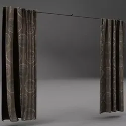 Cortinas curtains - curtain 3D model