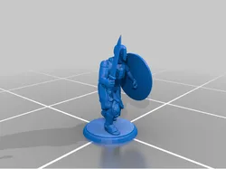 Greek Soldier - Fighting Position - Shield and Sword
