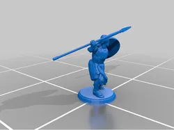 Greek Soldier - Spear Thrower - Spear and Shield