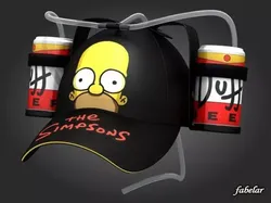Homer beer hat 2 3D model