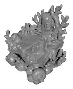 Iris and Orin - Sunken Offering Altar STL - Sunken Coral Cult