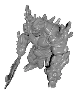Iris and Orin - Tidepool Brute STL - Sunken Coral Cult