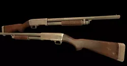 M37 Lowpoly Shotgun Low-poly 3D model