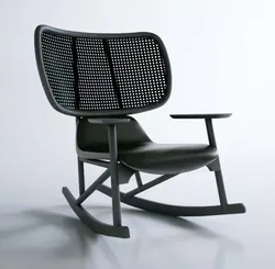 moroso klara armchair rocking chair 3D model