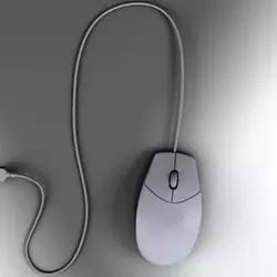 Mouse computer 3D model