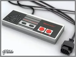 NES controller 3D model