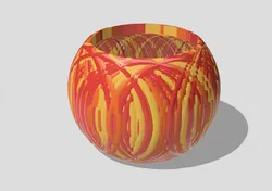 Ring Pattern Pencil holder
