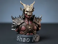 Shao Kahn - Emperor of Outworld (High-Detail Bust) - Free 3D Print Model