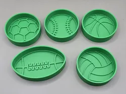 Sport Ball Sand Fill Sensory Montessori Tray - Free 3D Print Model