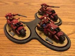 Squad Base - 90mm Oval - Warhammer