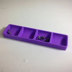 Stackable screw tray