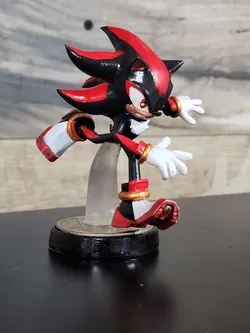 Team Dark Figurine Set: Shadow, Rouge, E123-Omega, and Super Shadow amiibo figures